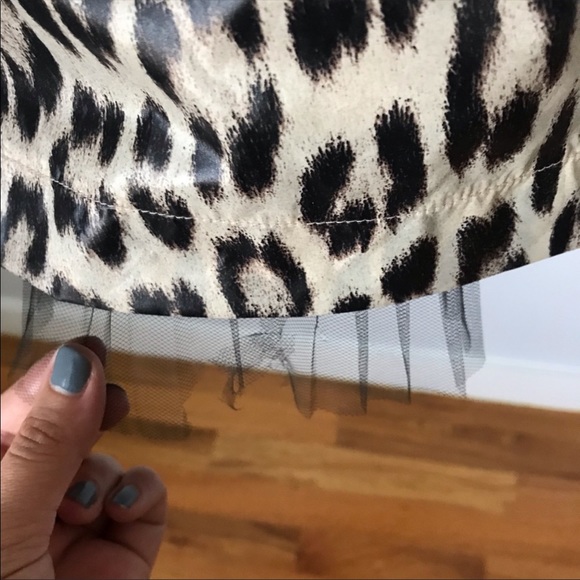 Yoana Baraschi Leopard Print Tulle Dress - Picture 4 of 7
